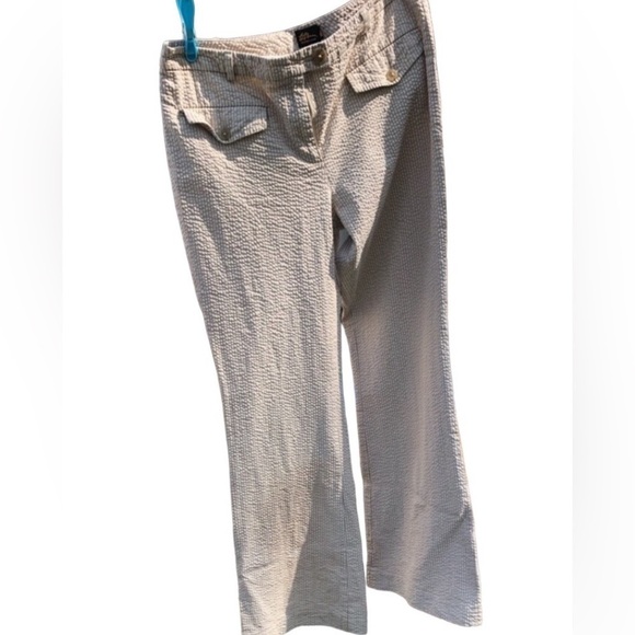 L.L. Bean Wide Leg Flare Cotton  Casual Dress Pants Size 7/8-28 - Picture 5 of 14